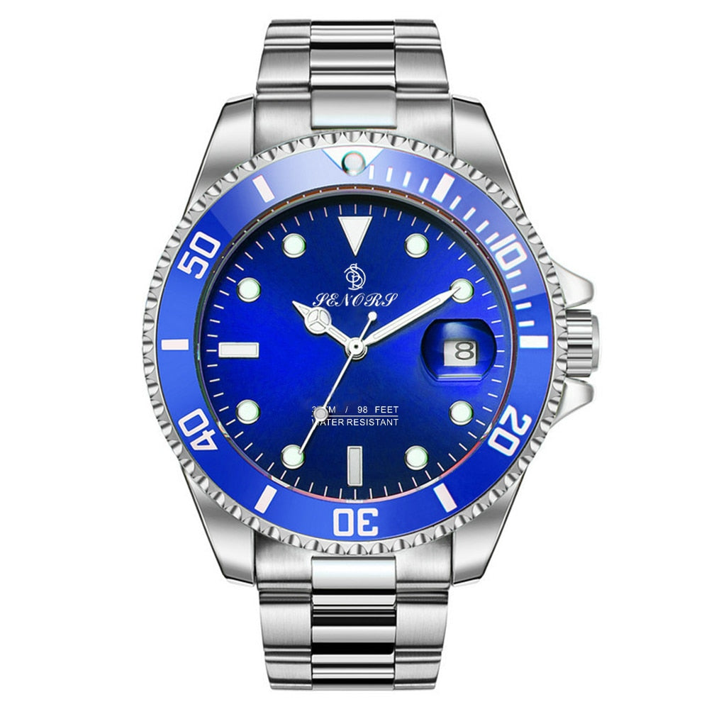 Brand Luxury Men Watches Automatic Black Watch Men Stainless Steel Waterproof Business Sport Mechanical Wristwatch Sub Mariner - V.I.P Digital Presence
