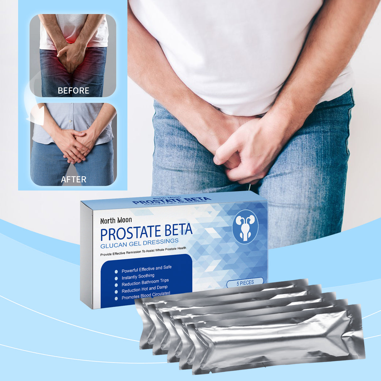 Men's Body Care Gel, Relieve Men's Physical Discomfort Care Gel - V.I.P Digital Presence