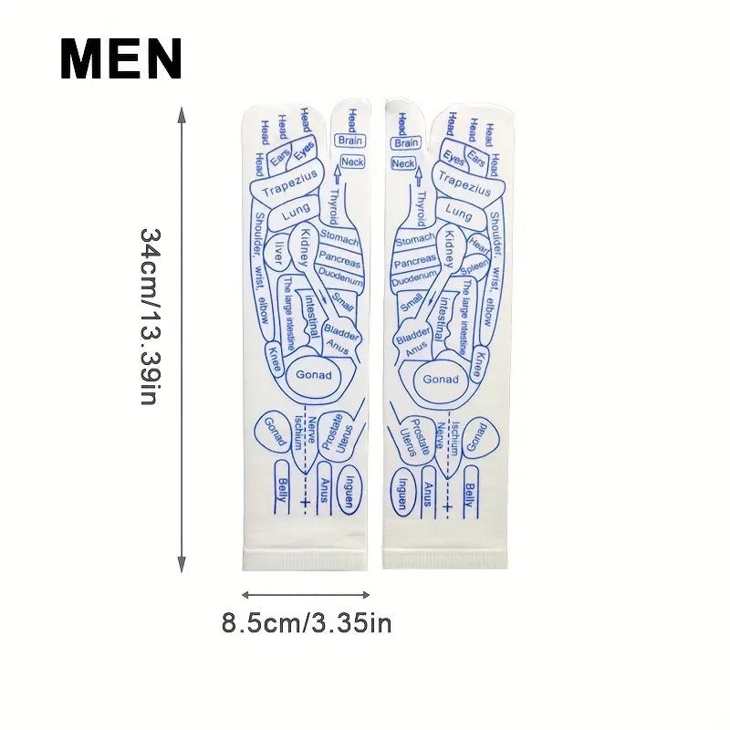 Reflexology Socks Women Foot Massage Meridian Acupoint Reflex Area Acupoint Socks And Foot Acupoint Illustration Socks for Foot - V.I.P Digital Presence