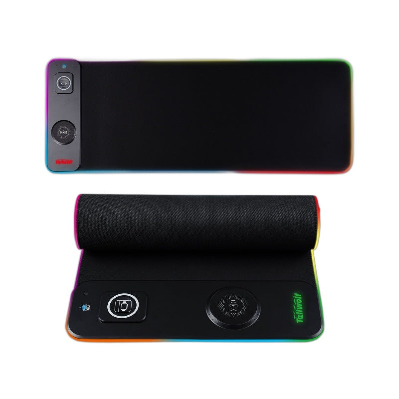 3 in 1 magnetic wireless charging mouse pad desk pad wireless charging luminous mouse pad - V.I.P Digital Presence