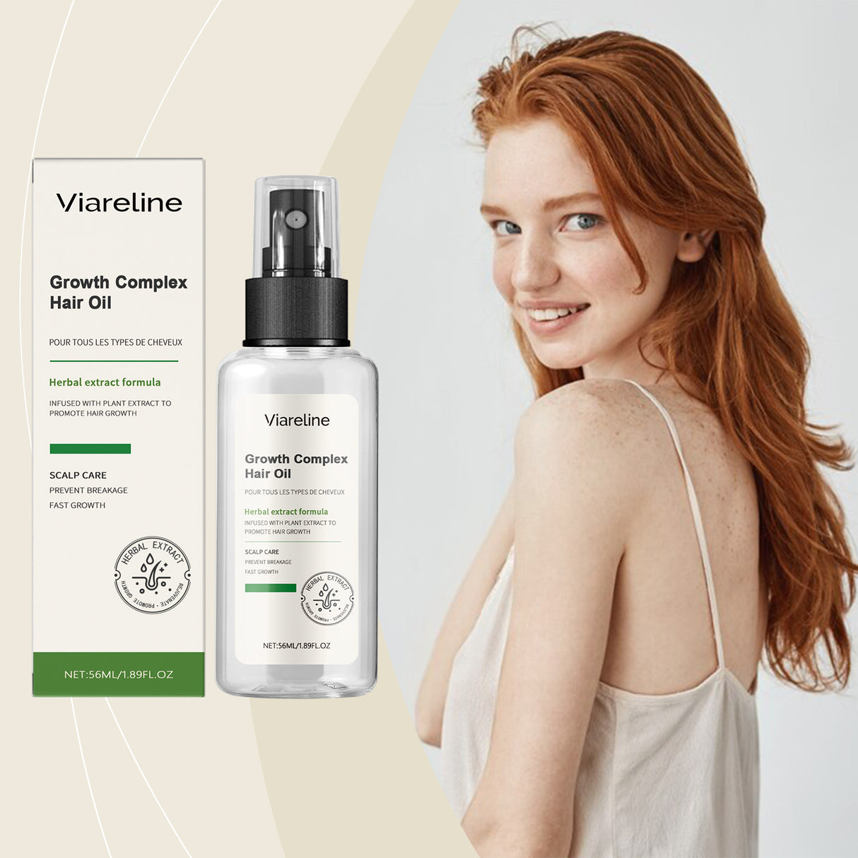 Herbal Hair Care Essential Oil Repair Dry, Hydrating, Smooth And Improve Frizzy Hair Care Essence - V.I.P Digital Presence