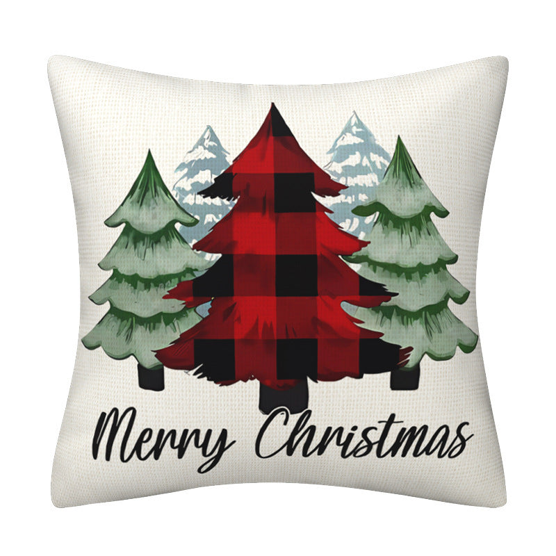Black and red checkered car letter pillow cover, Amazon home sofa cushion cover, holiday pillow - V.I.P Digital Presence