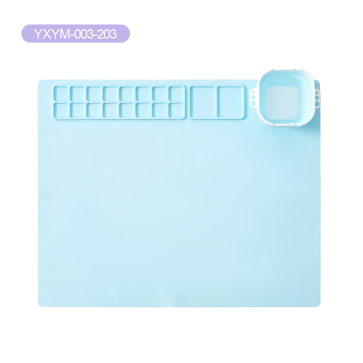 Silicone painting pad, simple solid color art painting pad, children's graffiti pad, washable watercolor color matching silicone - V.I.P Digital Presence