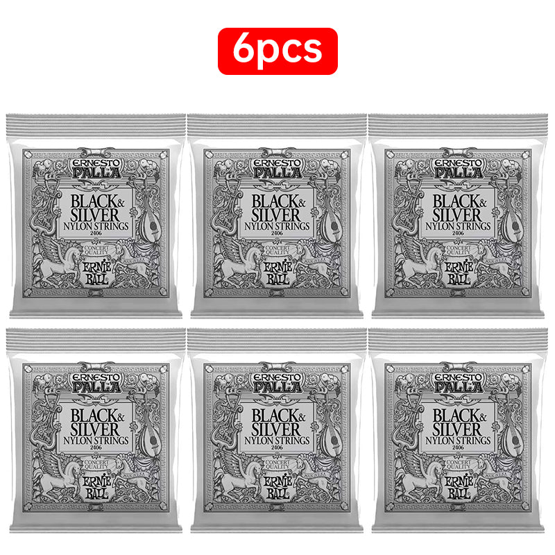 6 sets of Ernie Ball 2003-2008Folk strings,2403-2409classical strings for electric & acoustic guitars - V.I.P Digital Presence