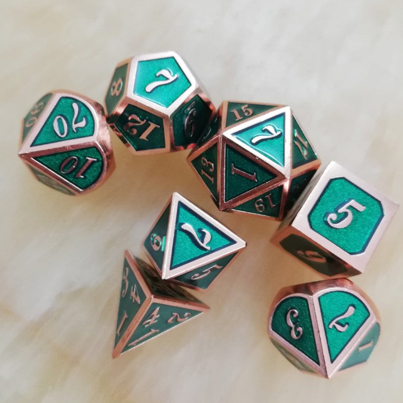 New font Dungeons & Dragons 7pcs/set Creative RPG Dice - V.I.P Digital Presence