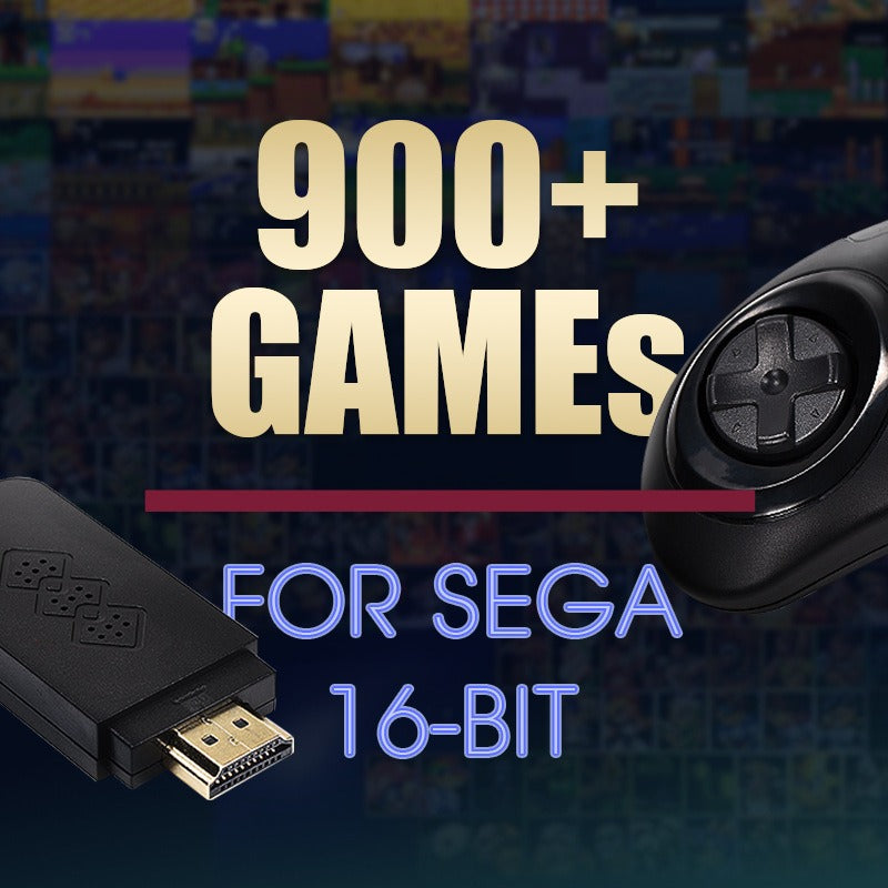 16 bit Classic Retro MD Sega Gaming Console Home HDMI HD TV Gaming Console Wireless Doubles Gaming Console - V.I.P Digital Presence