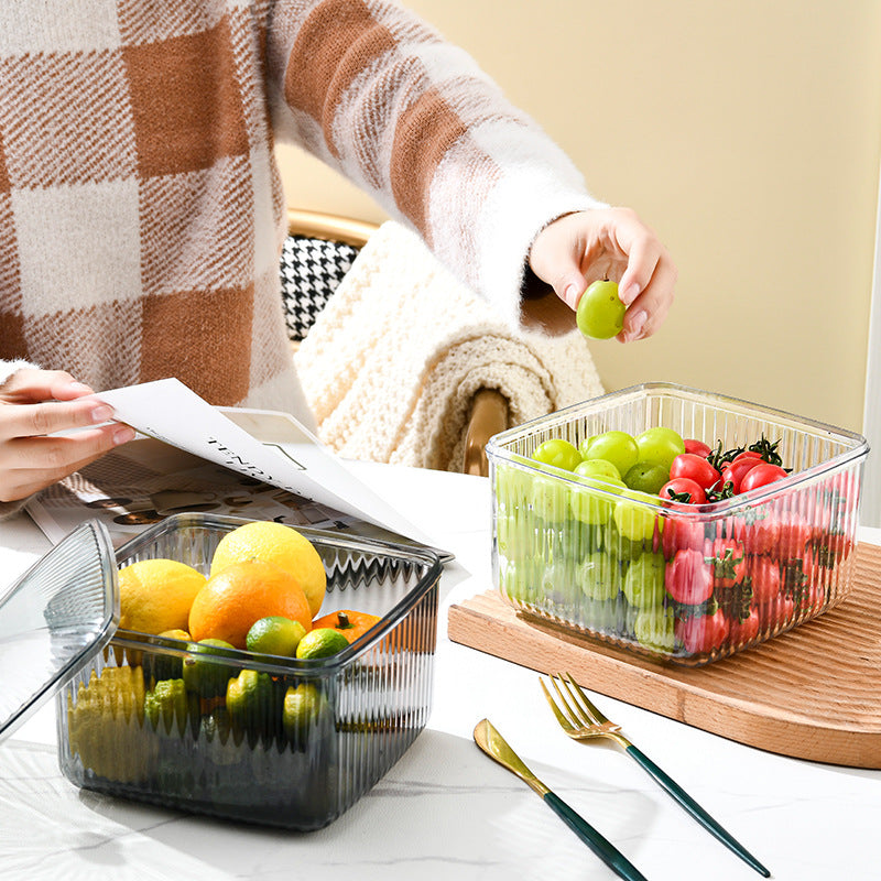 Home light luxury dustproof desktop multifunctional dried fruit storage box with cover - V.I.P Digital Presence