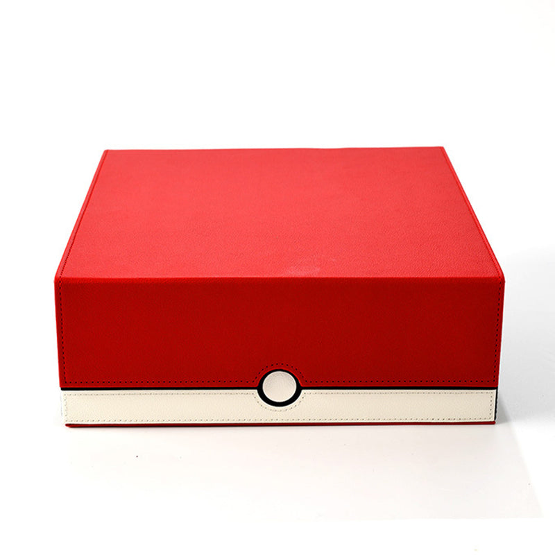 2025 New 4 - Row Card Holder. Large - capacity, Patchwork. Holds 3000+ Naked Cards. PU Leather - V.I.P Digital Presence