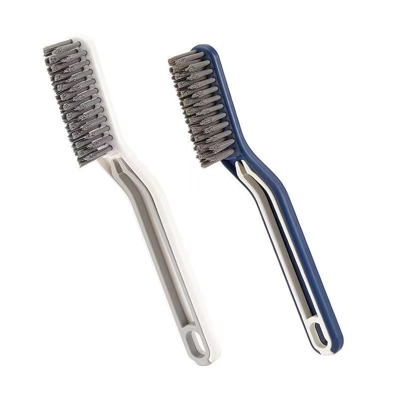 Bathroom Cleaning Brush Floor Crevice Brush Two-In-One Brush Shoe Brush Bathroom Kitchen Cleaning Brush - V.I.P Digital Presence