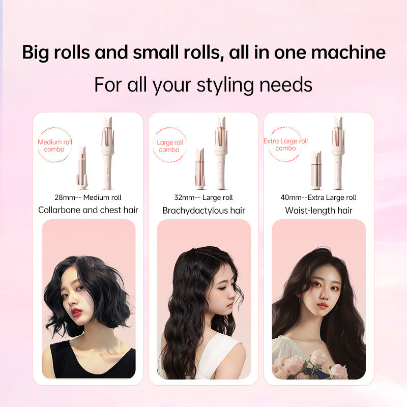 Seven in one hair changing curling stick Super large curly big wave Chicken rolls fluffy automatic curling device multi-function - V.I.P Digital Presence