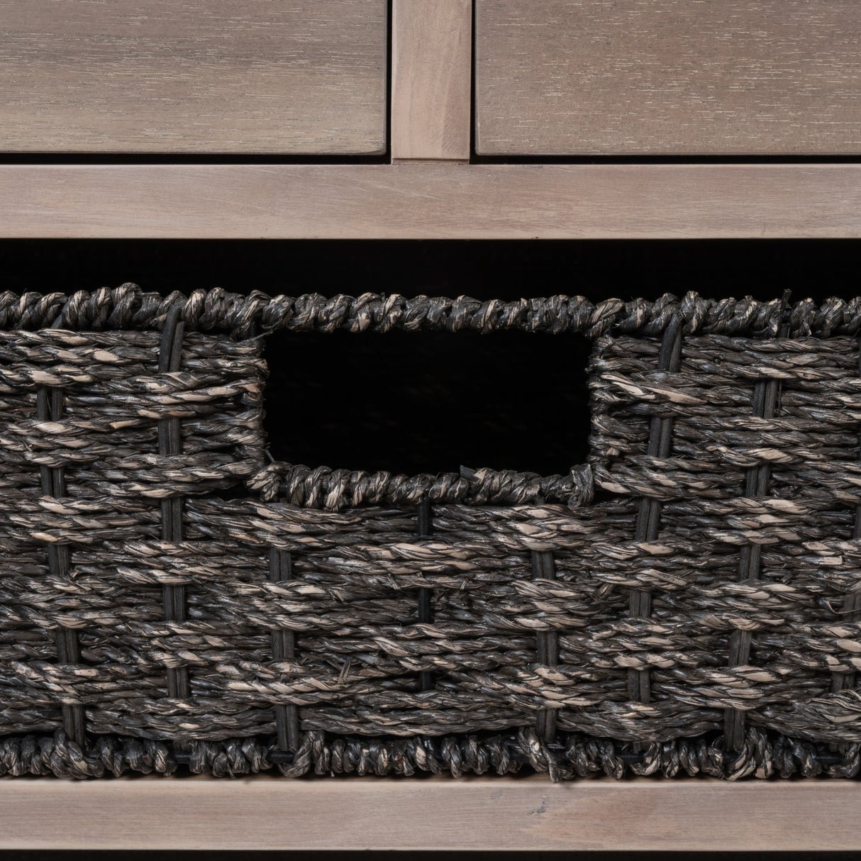 TREXM Storage Bench with Removable Basket and 2 Drawers, Fully Assembled Shoe Bench with Removable Cushion (White Washed) - V.I.P Digital Presence