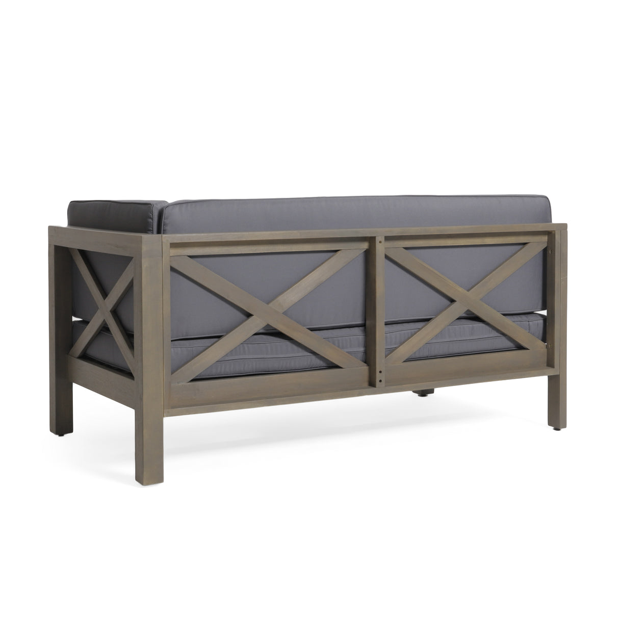 BRAVA X-BACK RIGHT CORNER BENCH, DARK GREY - V.I.P Digital Presence
