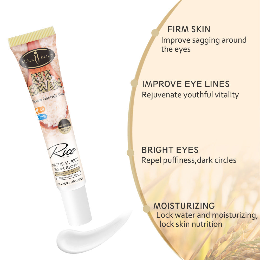 Rice Eye Cream To Remove Eye Bags And Dark Circles To Fade Fine Lines And Firming Eye Care Eye Cream - V.I.P Digital Presence