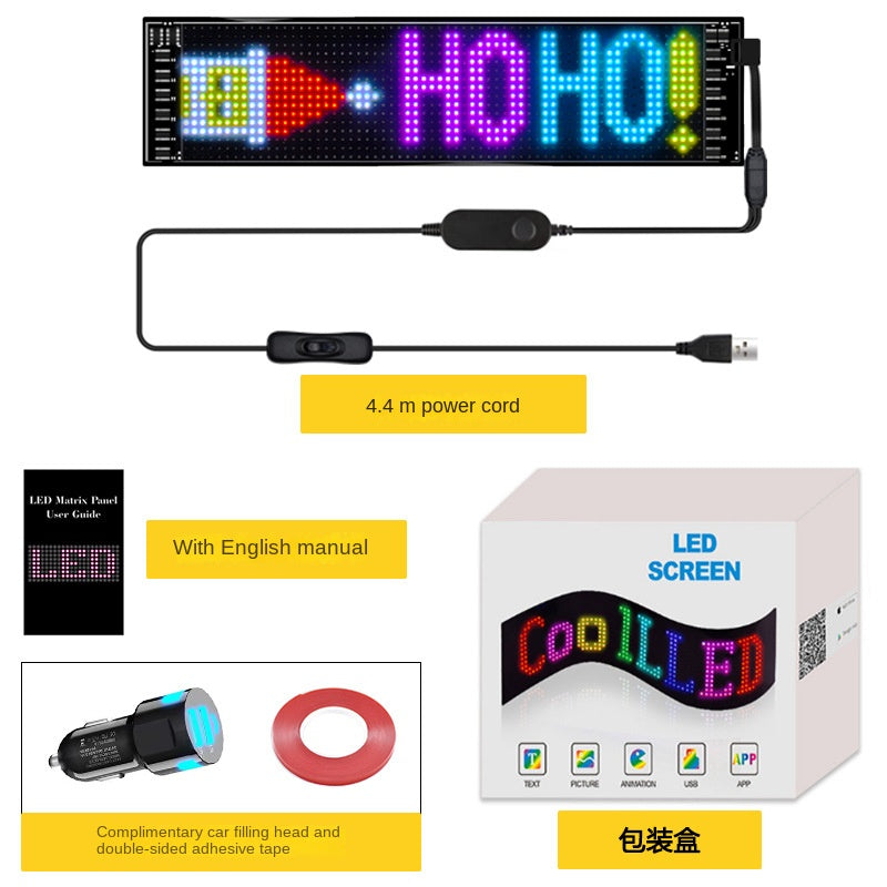Flexible LED Advertising Screen LED Soft Panel APP Bluetooth Car Display - V.I.P Digital Presence