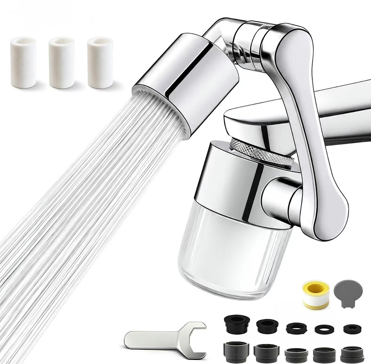 AquaSwirl Faucet Aerator Filter