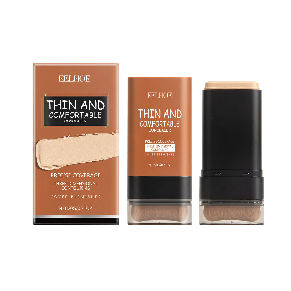 Light Transparent Concealer Foundation Stick, The Liquid Foundation Is Not Easy To Remove Makeup Moisture Natural Refreshing - V.I.P Digital Presence