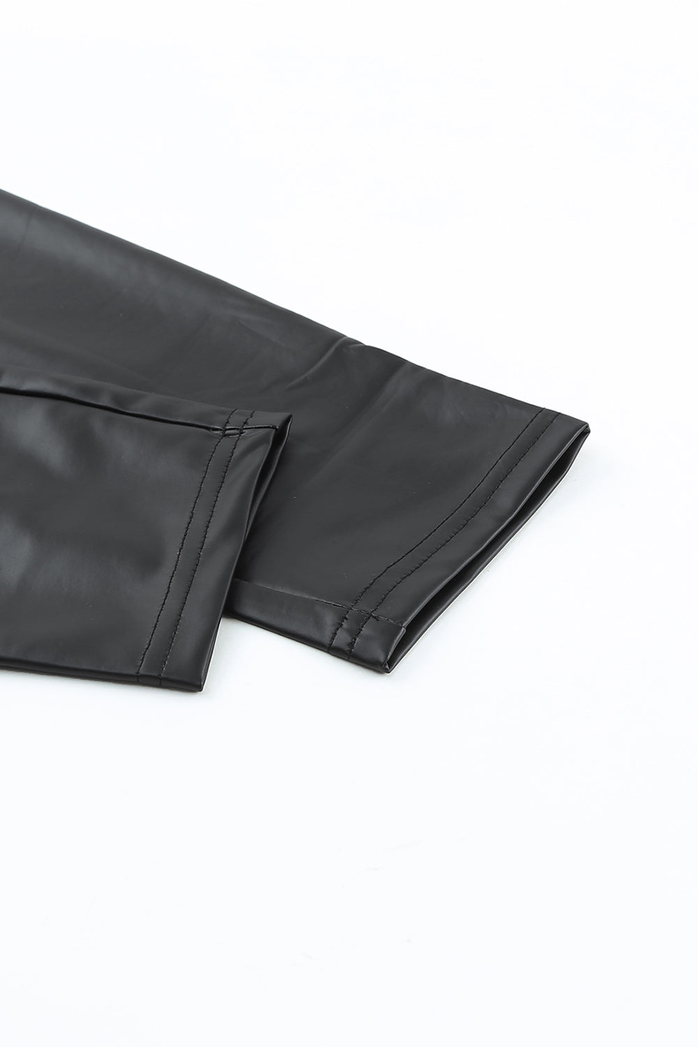 Black Faux Leather High Waist Leggings - V.I.P Digital Presence