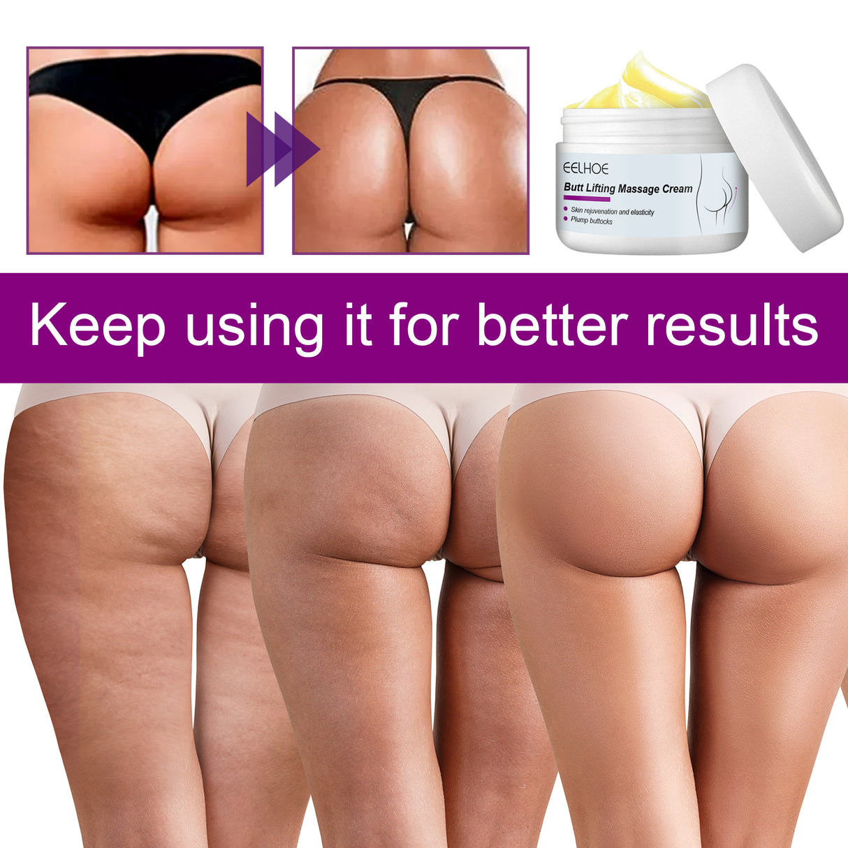 Butt Massage Cream Firming Body Skin And Enhancing Buttock Elasticity Moisturizing Massage Treatment Cream - V.I.P Digital Presence