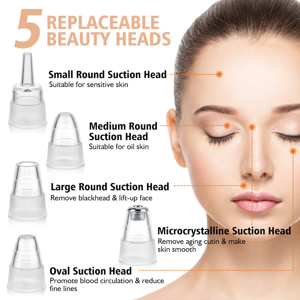 Blackhead Suction Instrument Electric Vacuum Blackhead Acne Remover Facial Beauty Acne Pore Cleaner - V.I.P Digital Presence