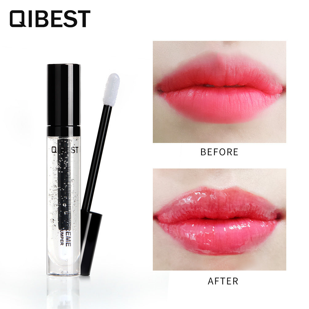 QIBEST Transparent Color Sexy Big Mouth Lip Gloss Moisturizing Lightening Lip Texture Lock Color Oil Lip Plumping Oil - V.I.P Digital Presence