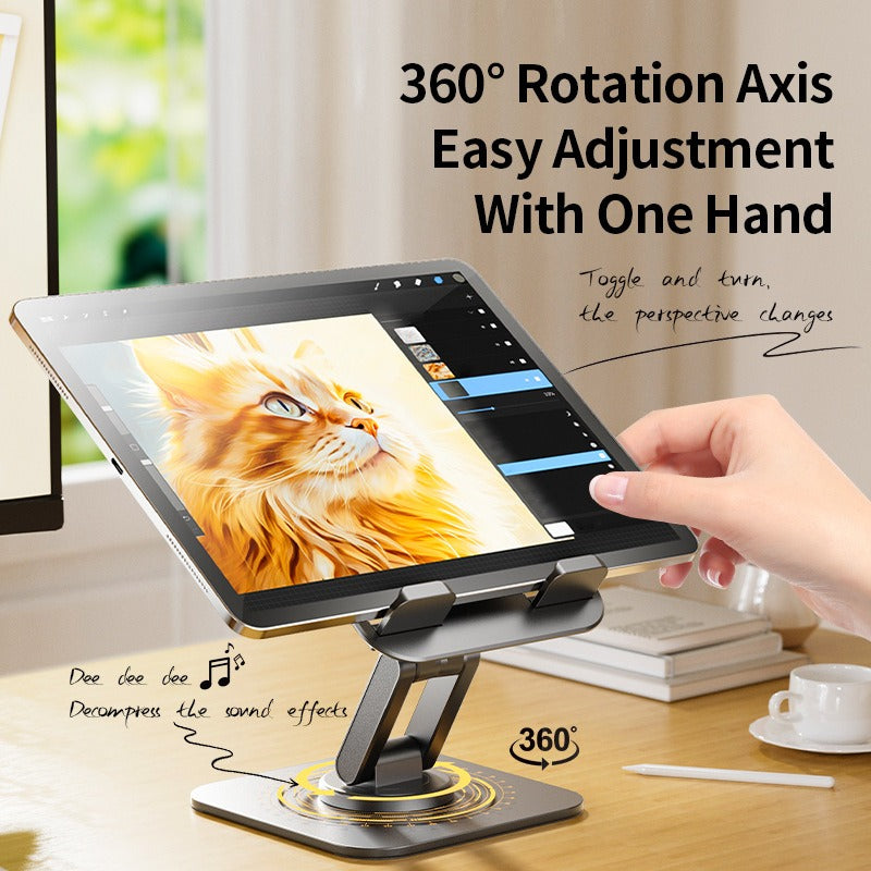 360 Degree Rotating Fotable Phone Stand Holder Pad Holder - V.I.P Digital Presence