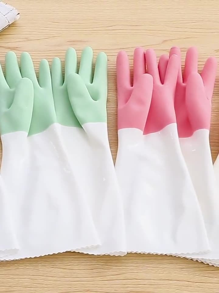 Dishwashing Gloves Durable All-In-One Padded Dishwashing And Clothes Washing Long Thickened Rubber Housework Cleaning Gloves - V.I.P Digital Presence