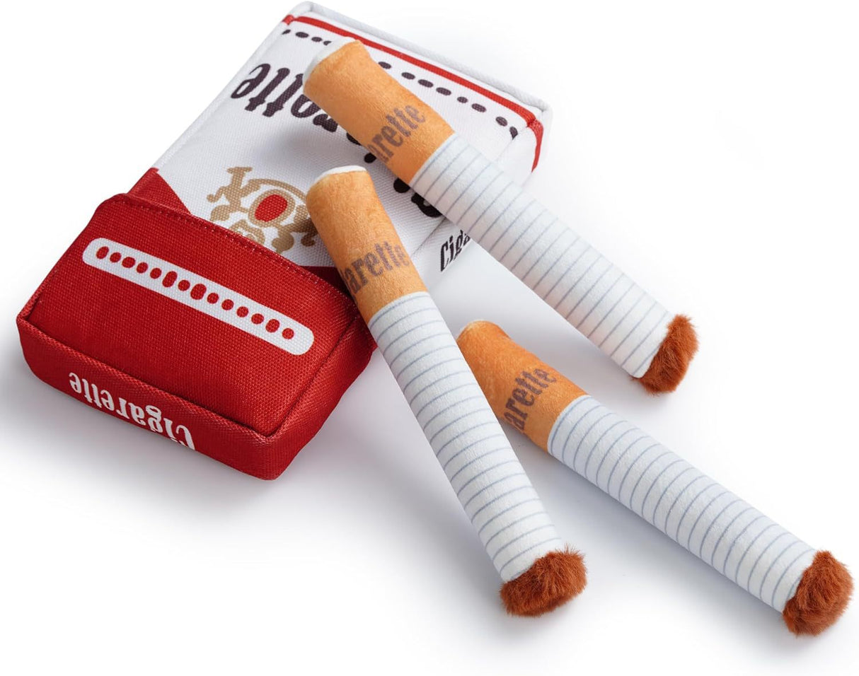 Dog cigarettes with box, sound making toys, pet toys, bite resistant and grinding plush toys, cat supplies - V.I.P Digital Presence