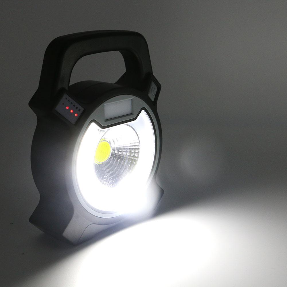 30W COB LED Portable Spotlight Searchlight USB Rechargeable Handheld Work By 18650 Portable Lantern - V.I.P Digital Presence