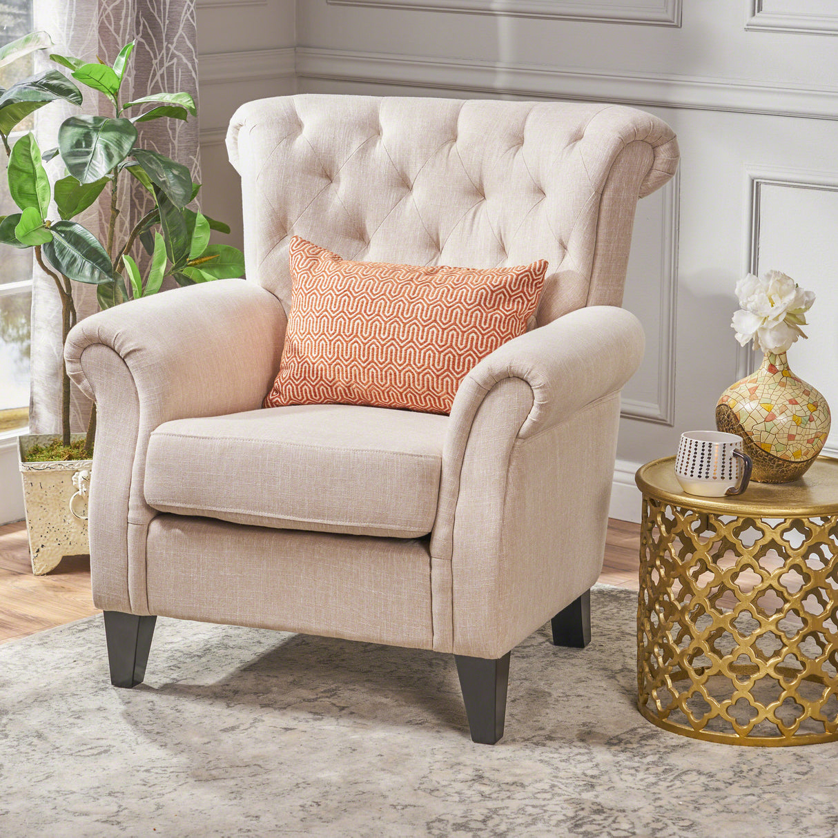 SPRINGFIELD TUFTED CHAIR - V.I.P Digital Presence