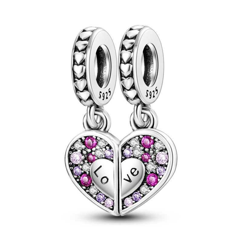 Family and Friendship Series Love Bead Pendant DIY Bracelet Necklace - V.I.P Digital Presence