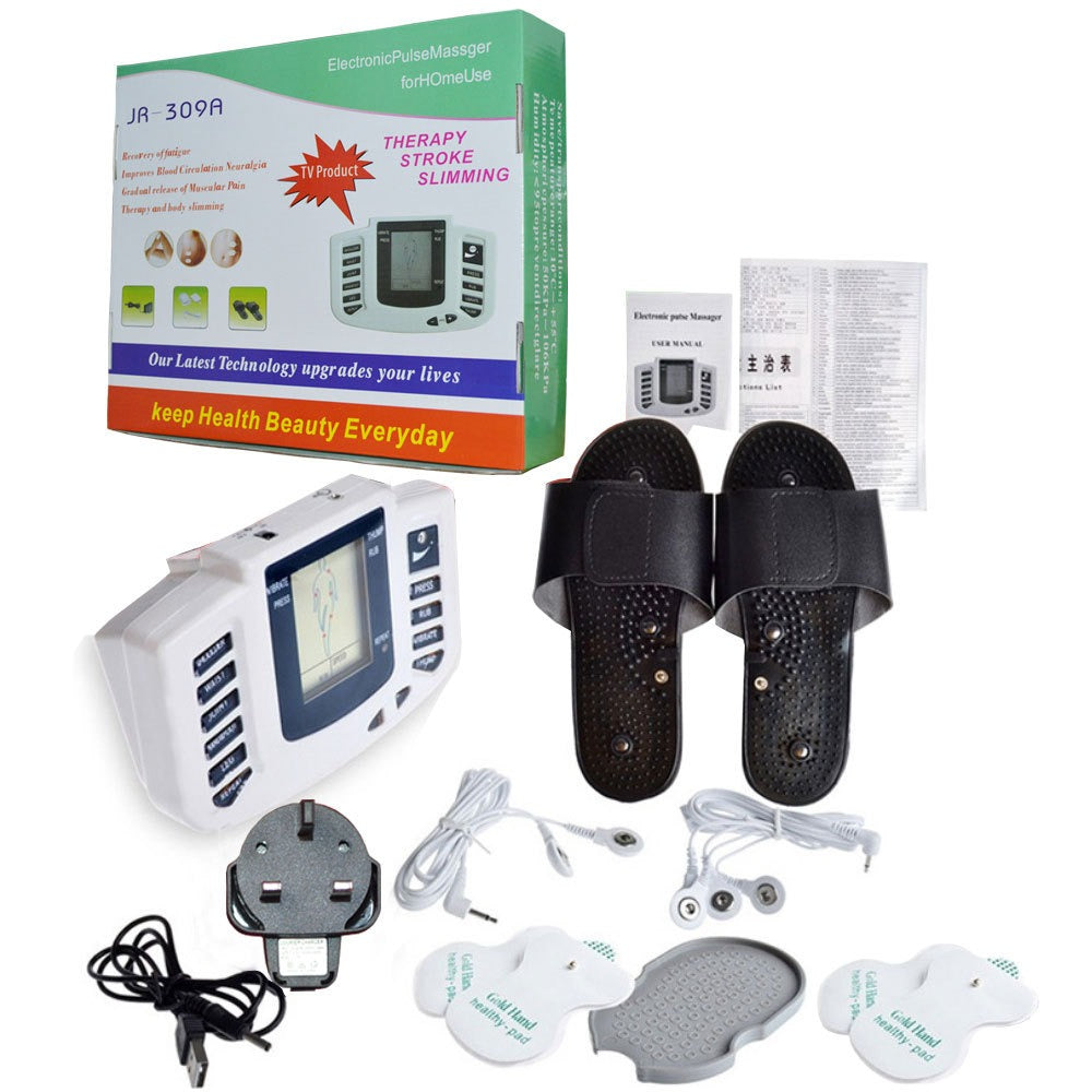 Digital meridian massager with foot therapy shoes Electronic acupuncture massager electrotherapy instrument - V.I.P Digital Presence