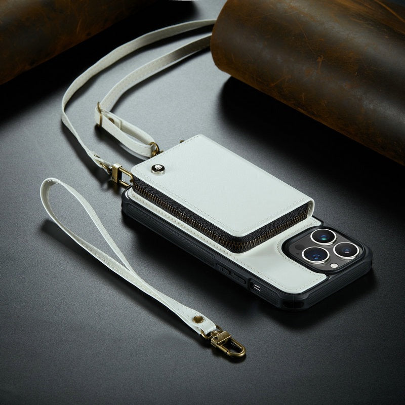 Funda tipo cartera para iPhone 14 Pro, con ranuras para tarjetas, para Samsung S22U, con ranuras diagonales