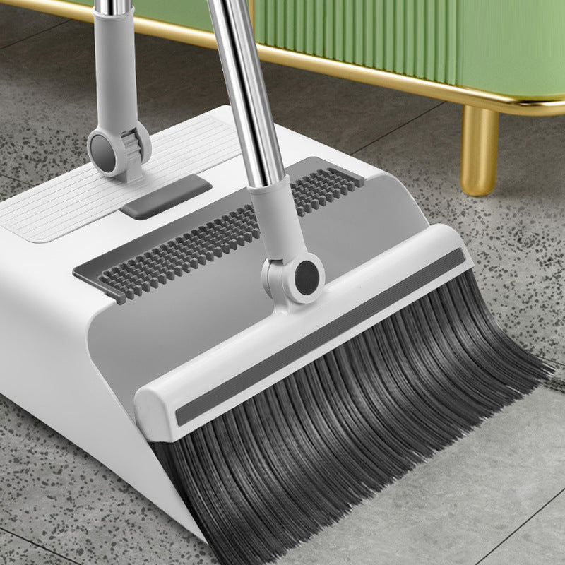 Folding broom dustpan floor brush three in one household multifunctional cleaning broom - V.I.P Digital Presence
