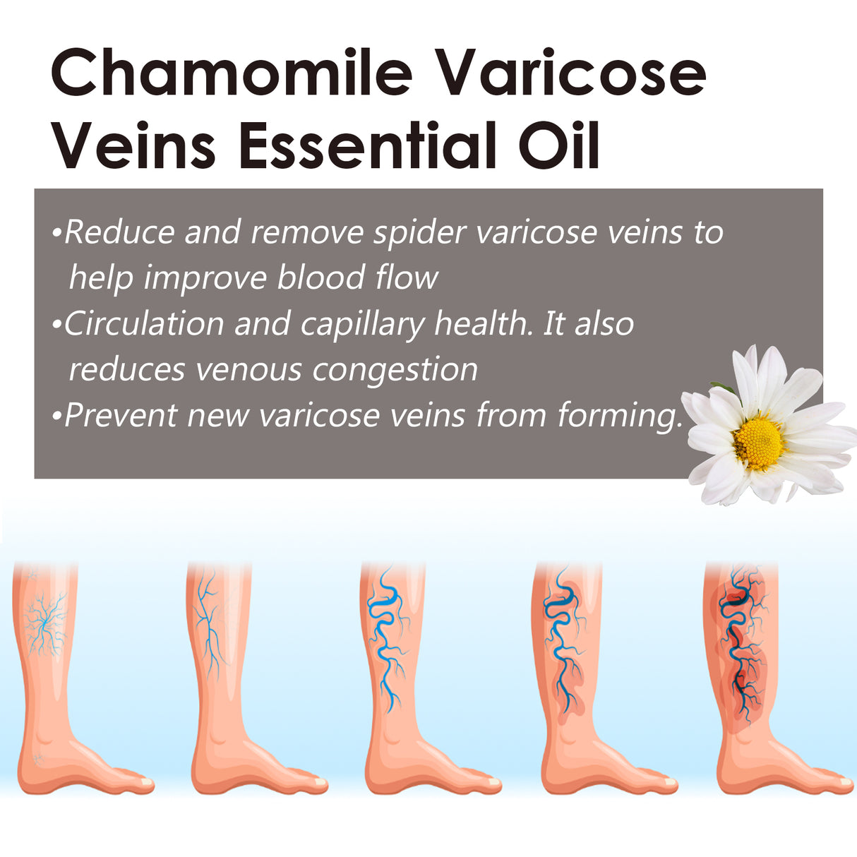 Chamomile Leg Essential Oil Protects Leg Skin And Relieves Leg Discomfort With Daily Massage Essential Oil - V.I.P Digital Presence