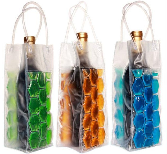 Rapid Ice Wine Cooler PVC Beer Bag Outdoors Ice Gel Picnic CoolSacks Wine Cooler Chillers Frozen Bottle - V.I.P Digital Presence