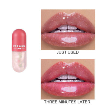 Fit Colors Mini Capsule Lip Gloss Moisturizing Moisturizing Transparent Color Changing Projectile Lip Gloss Oil - V.I.P Digital Presence