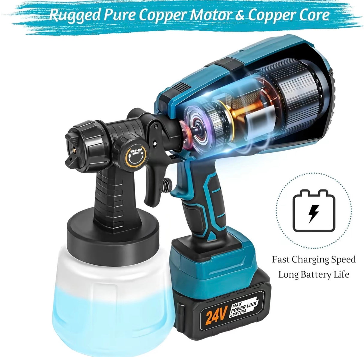 SprayPro Cordless Paint Sprayer