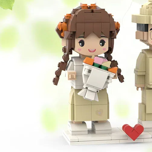 Photo customization Building blocks figurines portraits birthday gifts for couples and girlfriends DIY dolls figurines and ornam - V.I.P Digital Presence
