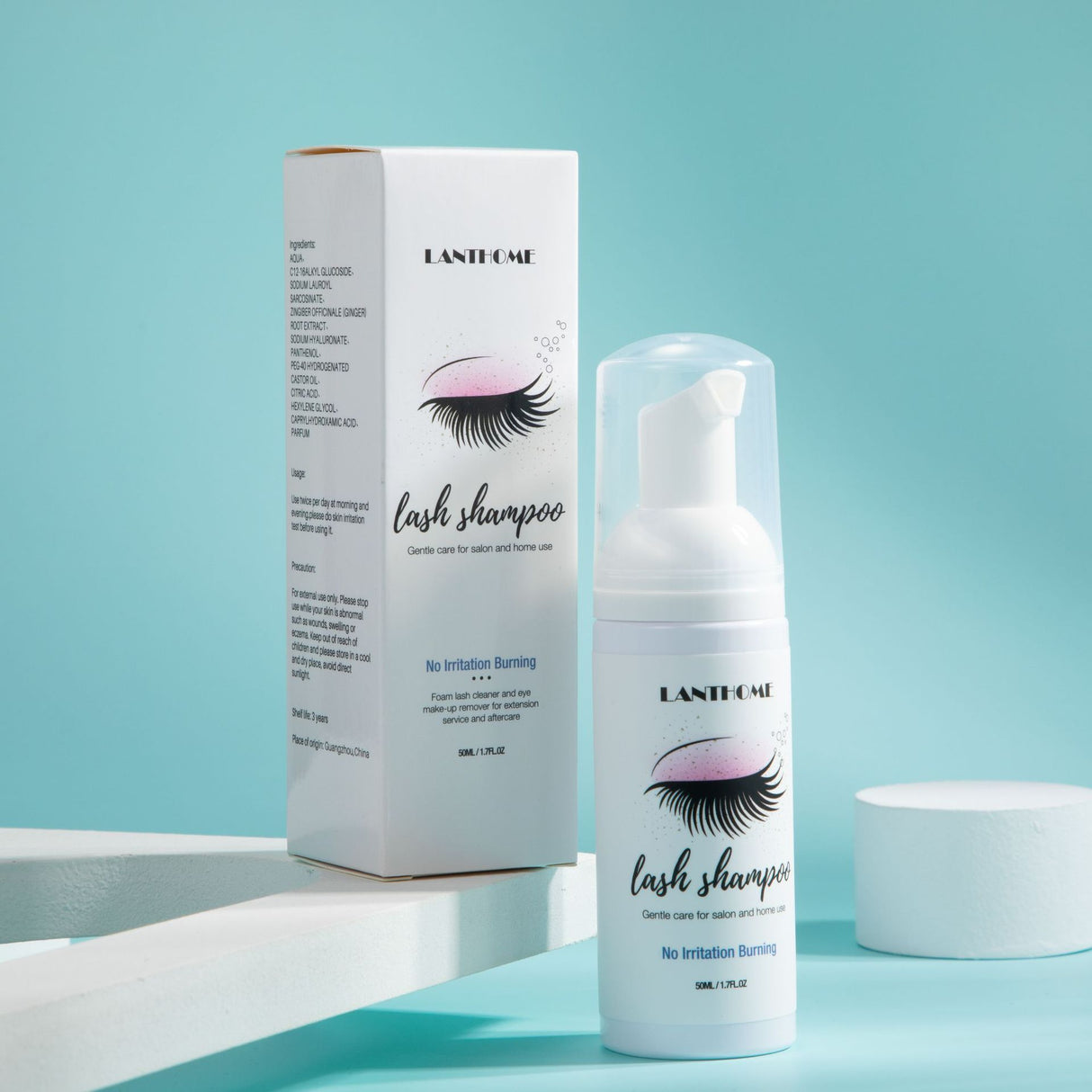 Lian Biquan Eyelash Shampoo Cleansing Eyelash Makeup Remover Mousse Lash Eyelash Shampoo - V.I.P Digital Presence