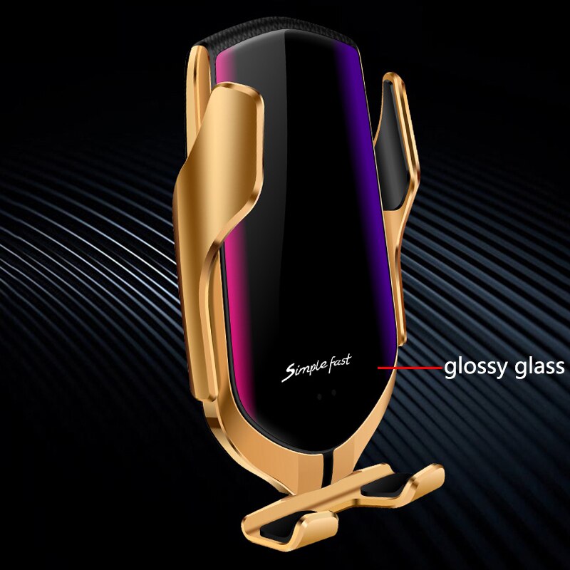 Car Wireless Charger Holder for iPhone X XS XR 8 Plus Mount 10W Qi Fast Charging Auto Clamp Wireless Car Phone Charger Suction - V.I.P Digital Presence