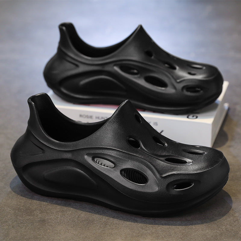 Soft soled toe hole slippers with simple breathable and comfortable fit for beach sandals - V.I.P Digital Presence