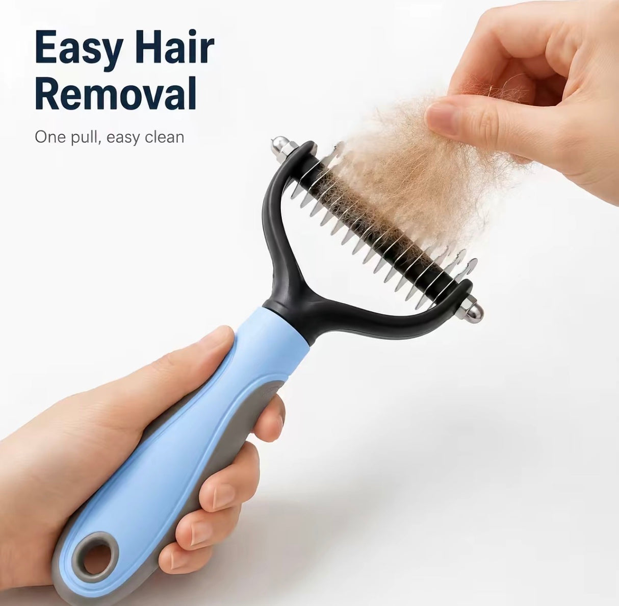 DualPaw Pet Deshedding Brush