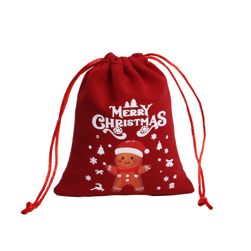 Christmas Gift Velvet/linen Drawstring Bags Bracelet Jewelry Candy Packaging Bags - V.I.P Digital Presence