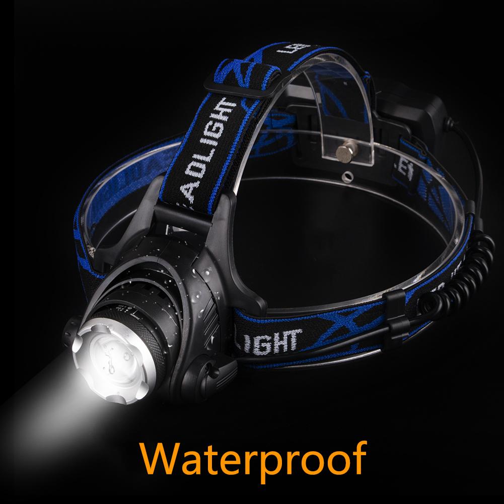 3800LM XM-L T6 LED Headlamp Zoomable Headlight Waterproof Torch Flashlight - V.I.P Digital Presence