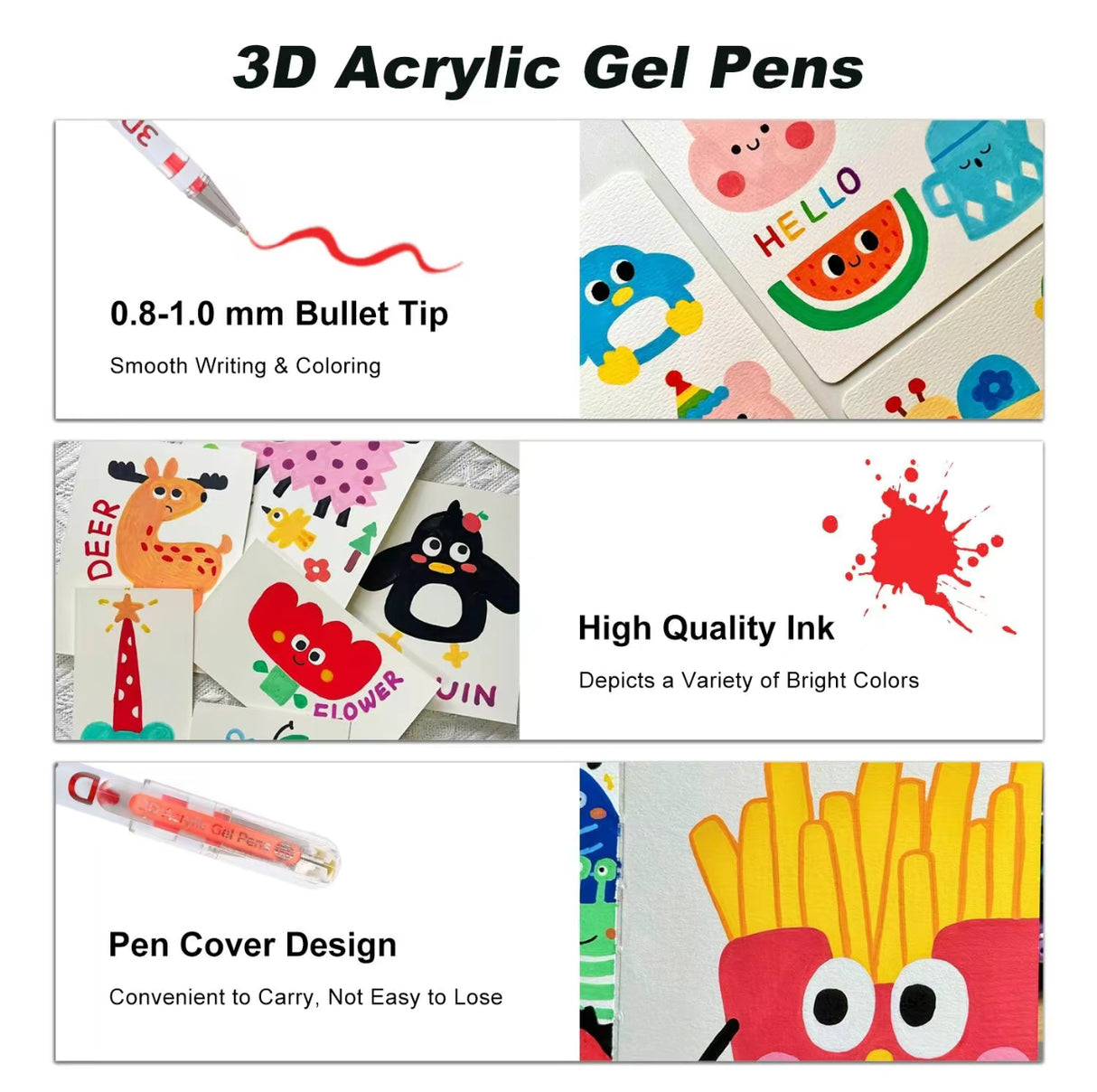 GlowLine 3D Acrylic Gel Pen