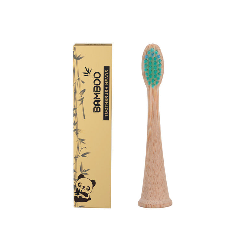 Bamboo toothbrush head compatible with Philips HX3/6/9 series electric toothbrush DuPont hair bamboo toothbrush head - V.I.P Digital Presence