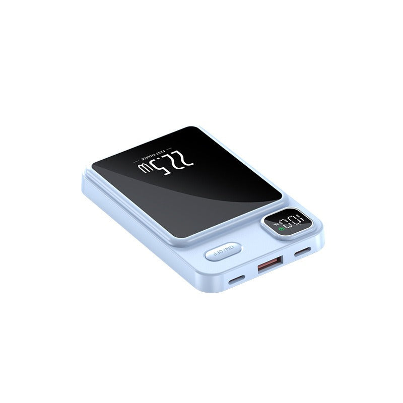 22.5W fast charging wireless power bank wireless magnetic suction mobile power supply ultra-thin lightweight and compact - V.I.P Digital Presence