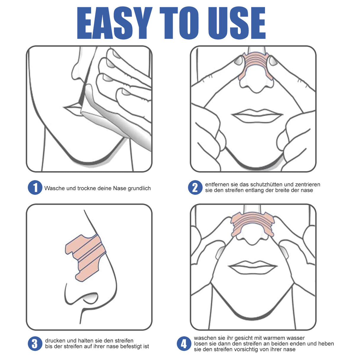 Care Nasal Strips, Anti-Snoring Snore Care Sleep Care Dilating Nasal Strips - V.I.P Digital Presence
