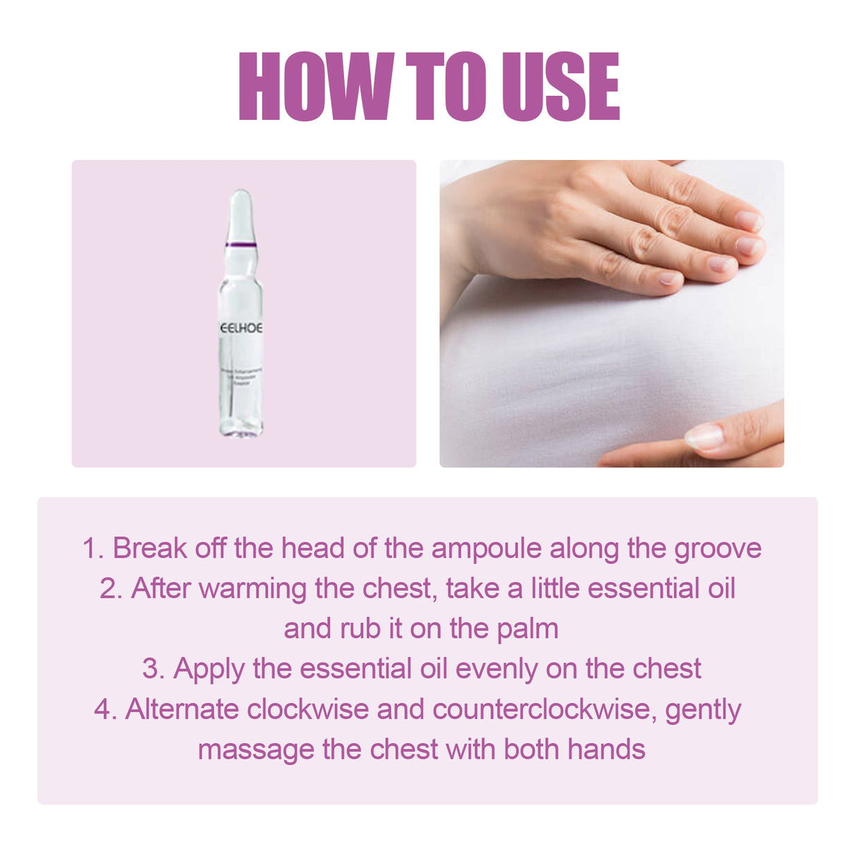 Breast Enhancement Lift Ampoules Oil, Gently Moisturize And Tighten The Breasts Plump And Full Lifting Breast Care Essence - V.I.P Digital Presence