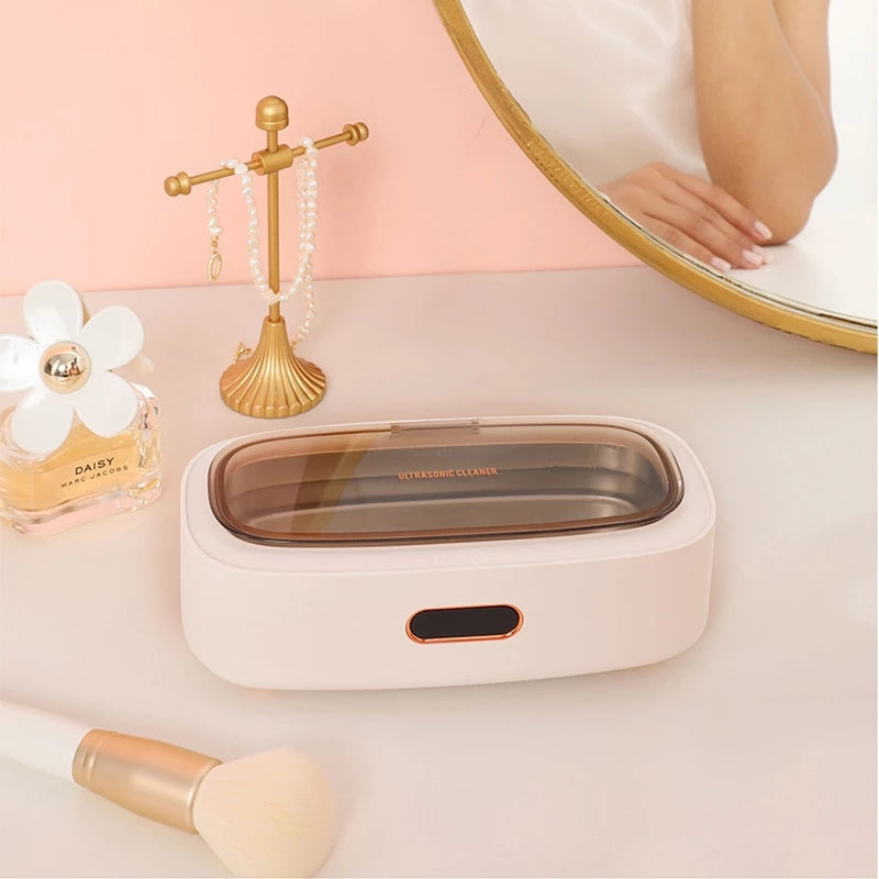 Ultrasonic Cleaner Jewelry Glasses Ultrasonic Cleaning Machine 45KHz High Frequency Vibration Bath Washer for Watch Makeup Brush - V.I.P Digital Presence
